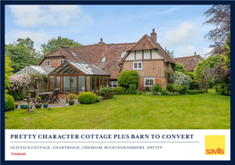 Pretty Character Cottage Plus Barn to Convert