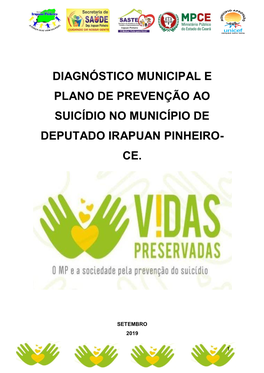 Diagnóstico Municipal E Plano De Prevenção Ao Suicídio No Município De Deputado Irapuan Pinheiro- Ce