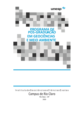 Programa De Pós-Graduação Em Geociências E Meio