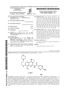 WO 2012/136553 Al 11 October 2012 (11.10.2012) P O P C T