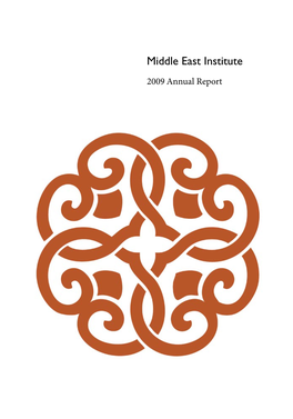 2009 Annual Report Mission Statement