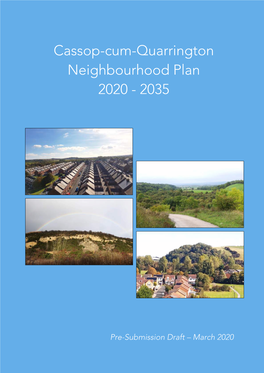Cassop-Cum-Quarrington Neighbourhood Plan 2020 - 2035