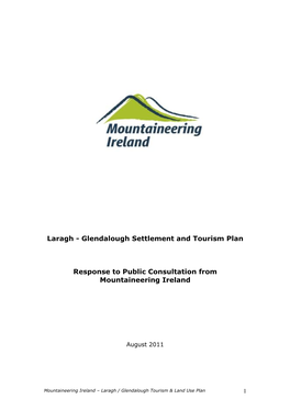 Laragh - Glendalough Settlement and Tourism Plan