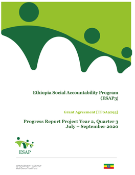 Ethiopia Social Accountability Program (ESAP3)