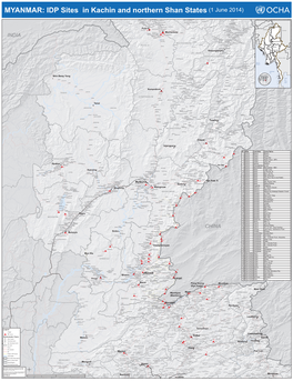 MYANMAR: IDP Sites in Kachin and Northern Shan States