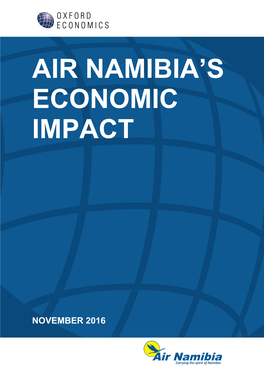 The Economic Impact of Air Namibia in the Republic of Namibia