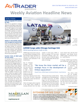 Weekly Aviation Headline News