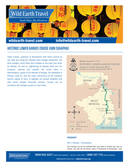 Historic Lower Ganges Cruise (Abn Sukapha)