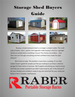 Raber Storage Barns.Indd