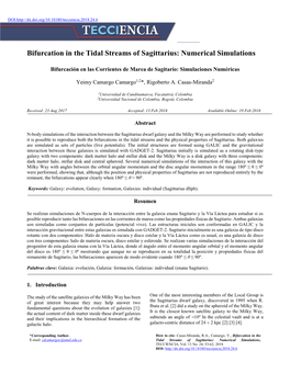 Bifurcation in the Tidal Streams of Sagittarius: Numerical Simulations