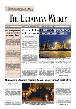 The Ukrainian Weekly, 2018