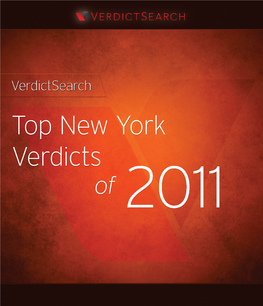 Access Over 48000 New York Verdicts and Settlements