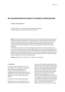 An Extended Benford Analysis of Exoplanet Orbital Periods