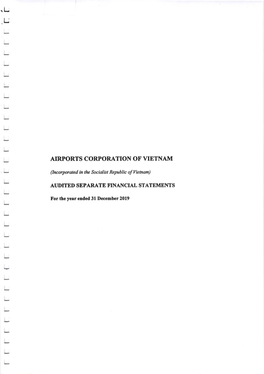 L. Airports Corporation of Yietnam