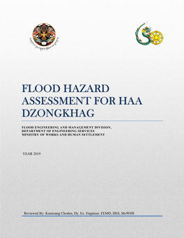 Flood Hazard Assessment for Haa Dzongkhag
