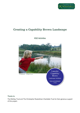 Creating a Capability Brown Landscape