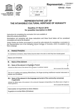 Représentât» V Reçu CLT CIH ITH ICH-02 - Form