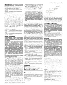 Acetarsol/Atovaquone 829 Effects on the Pancreas