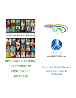 Inventario Cultural Del Distrito De Monteverde 2017-2019