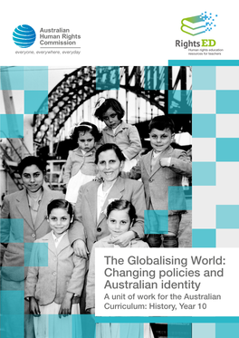 The Globalising World: Changing Policies and Australian Identity