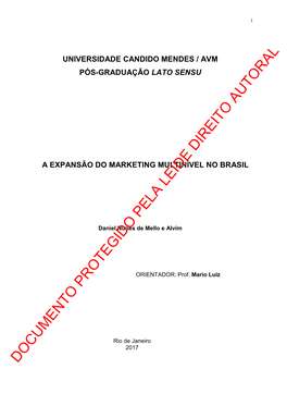 Documento Protegido Pela Leide Direito Autoral