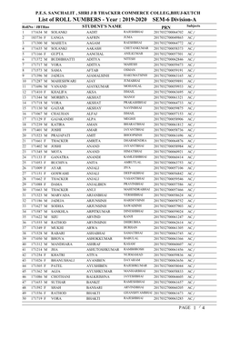 2019-2020 SEM-6 Division-A