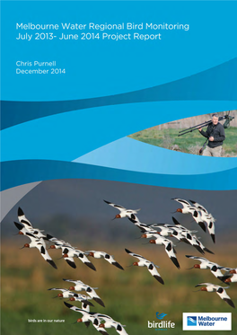 Melbourne Water Rbm 2014 Annual Report