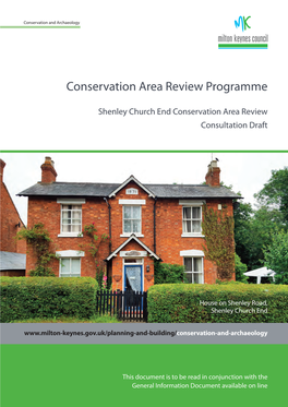 Shenley Church End Conservation Area Review Consultation Draft