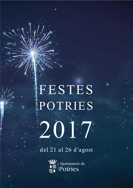 Llibre Festes Agost 2017