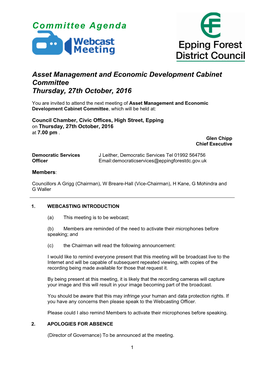 (Public Pack)Agenda Document for Asset Management And