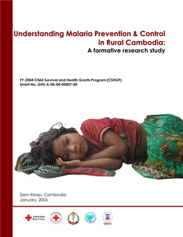 Understanding Malaria Prevention & Control in Rural Cambodia