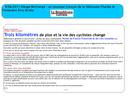 Trois Kilomètres De Plus Et La Vie Des Cyclistes Change