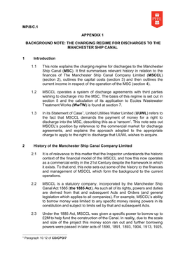 Mp/8/C.1 Appendix 1 Background Note