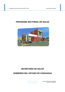 Programa Sectorial De Salud 2011-2016-Transparencia