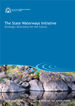 The State Waterways Initiative Strategic Directions for the Future