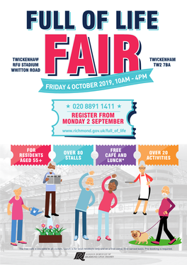 4Pm Fair 10Am Fair 2019, Friday 4 October