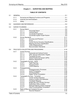 Surveying and Mapping May 2018