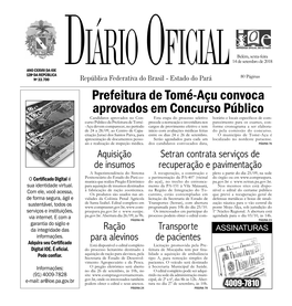 Prefeitura De Tomé-Açu Convoca Aprovados Em Concurso Público