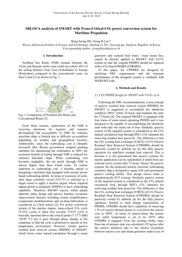 SBLOCA Analysis of SMART with Trans-Critical CO2 Power Conversion System for Maritime Propulsion