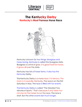 The Kentucky Derby Kentucky’S Most Famous Horse Race