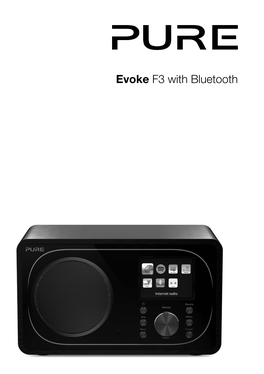 Evoke F3 with Bluetooth Full Owner's Manual