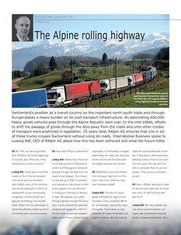 The Alpine Rolling Highway