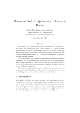 Collections of Android Applications