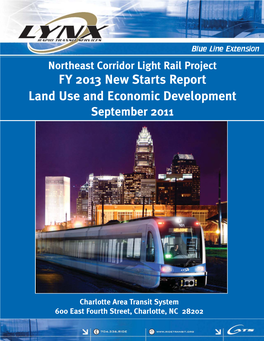 Northeast Corridor Light Rail Project Land Use and ED