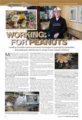 Canadian Packaging Magazine – Working for Peanuts