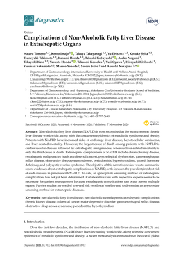 Complications of Non-Alcoholic Fatty Liver Disease in Extrahepatic Organs