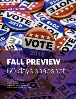 FALL PREVIEW 60 Days Snapshot