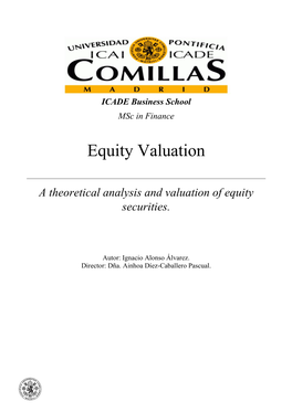 Equity Valuation