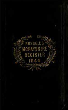 Russell's Morayshire Register, and Elgin