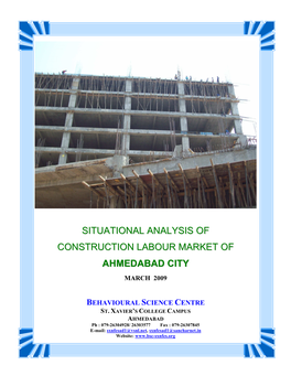 Situational Analysis of Construction Labour Market of Ahmedabad City